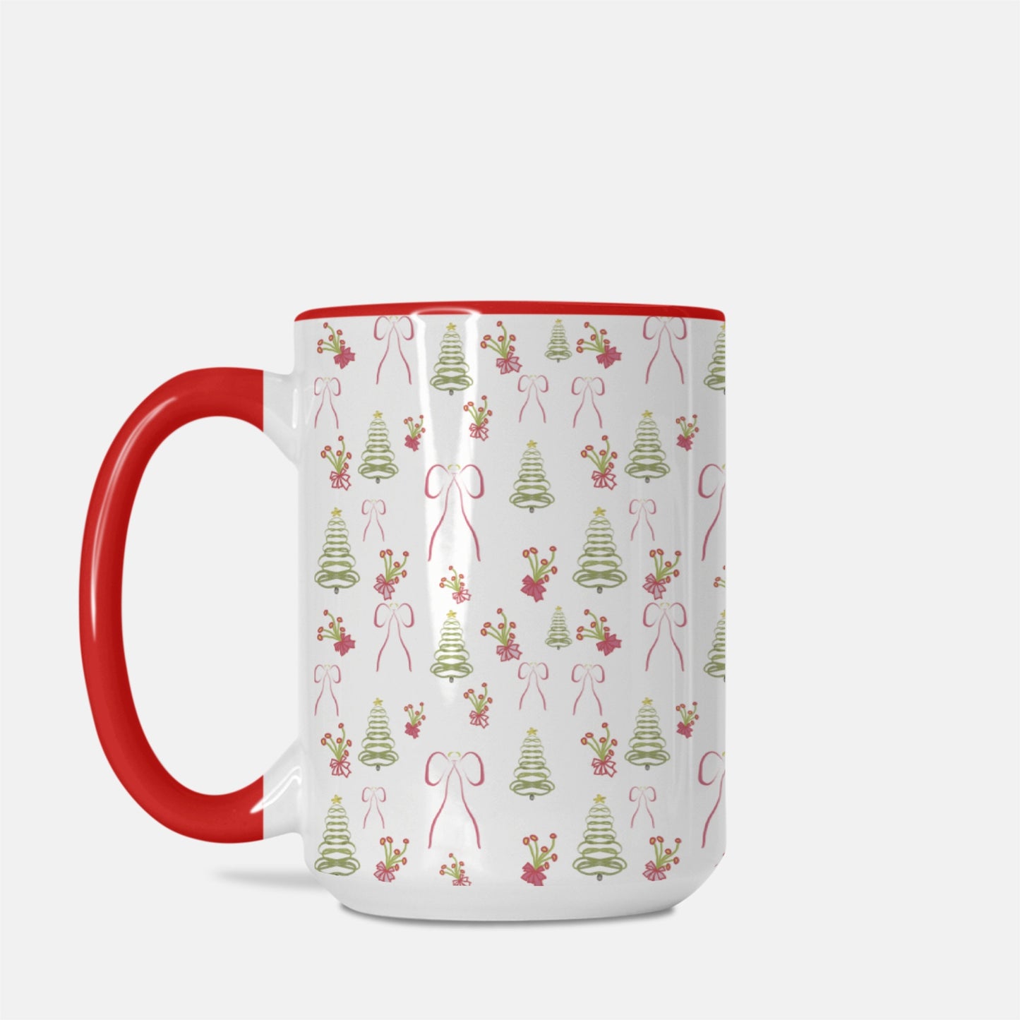 Holiday Whimsy Mug Red