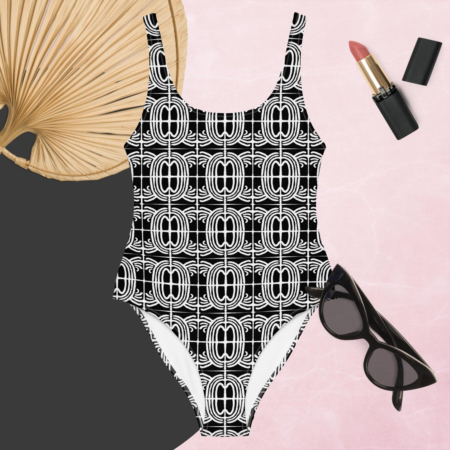 Resort Classic Black White Swimsuit