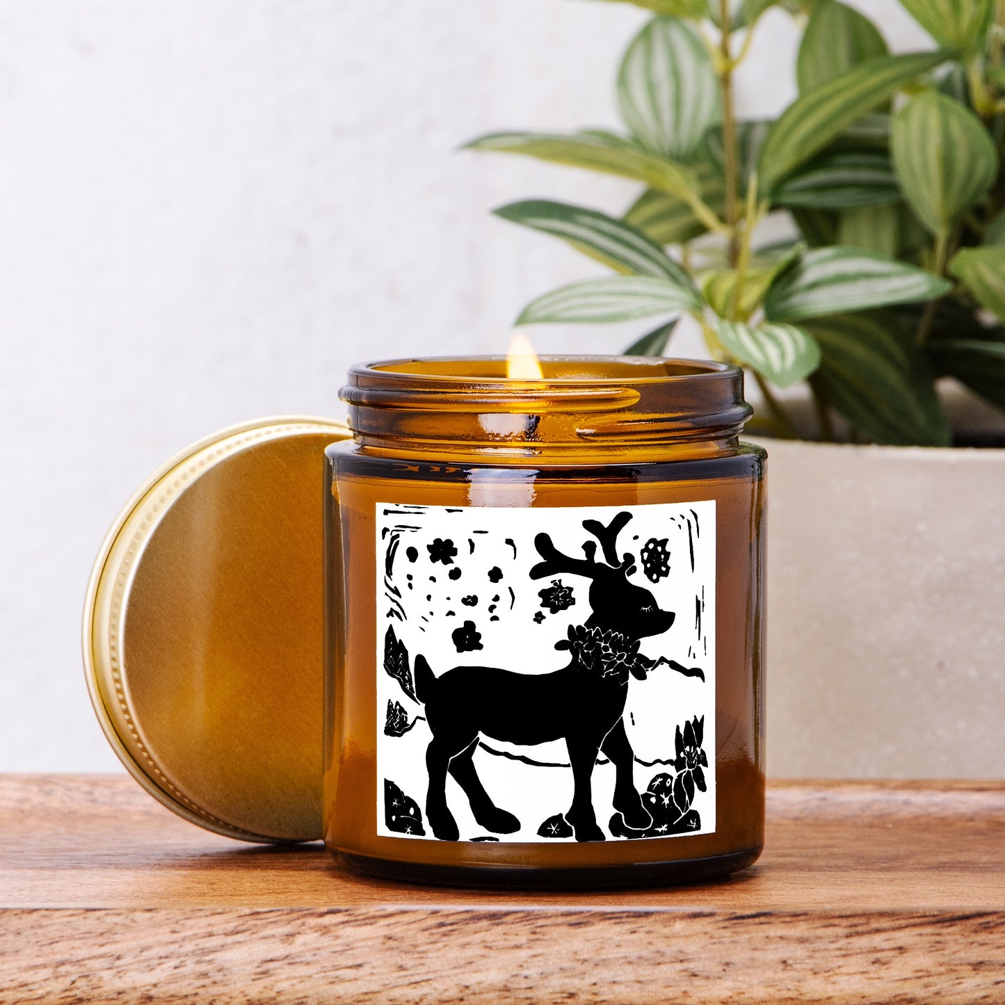 Candle Warmer Winter Deer