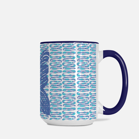 Mug Blue Angel Print