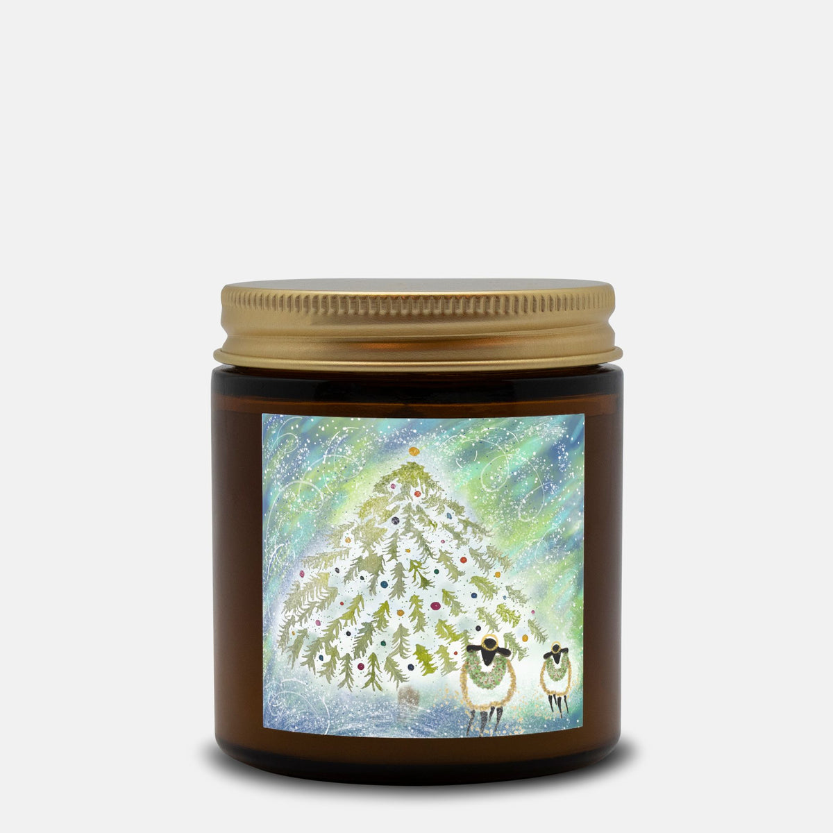 Silent Night Holiday Candle
