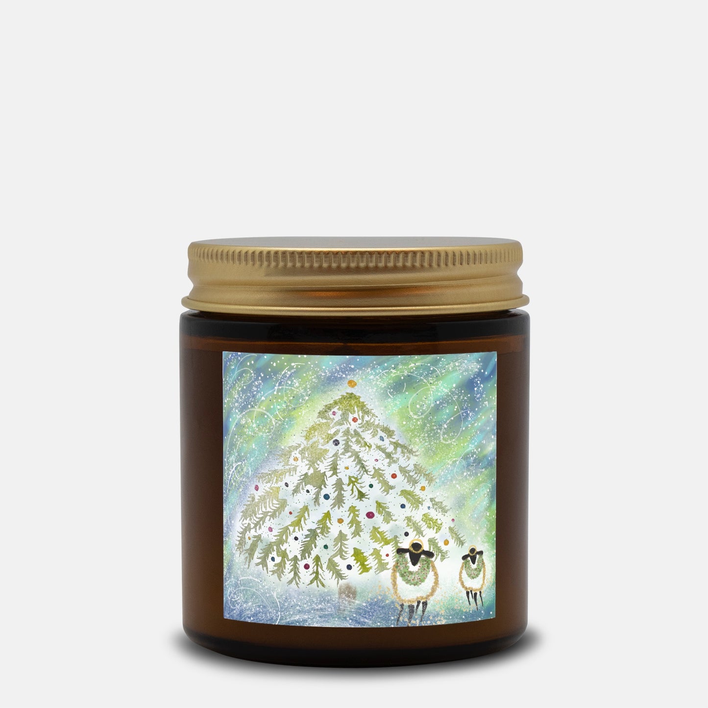 Silent Night Holiday Candle
