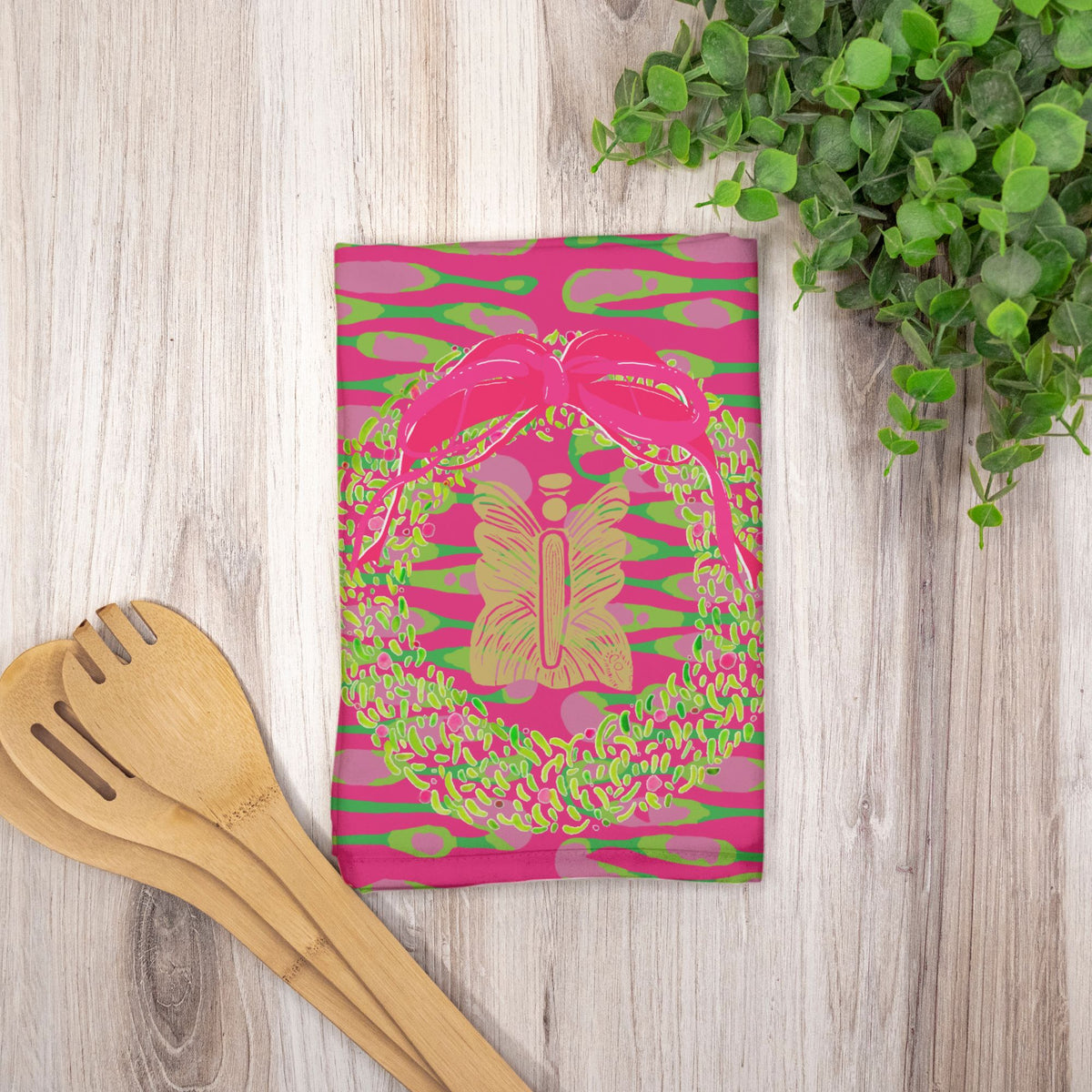 A Holiday  Bright Tea Towel-Hostess Towel