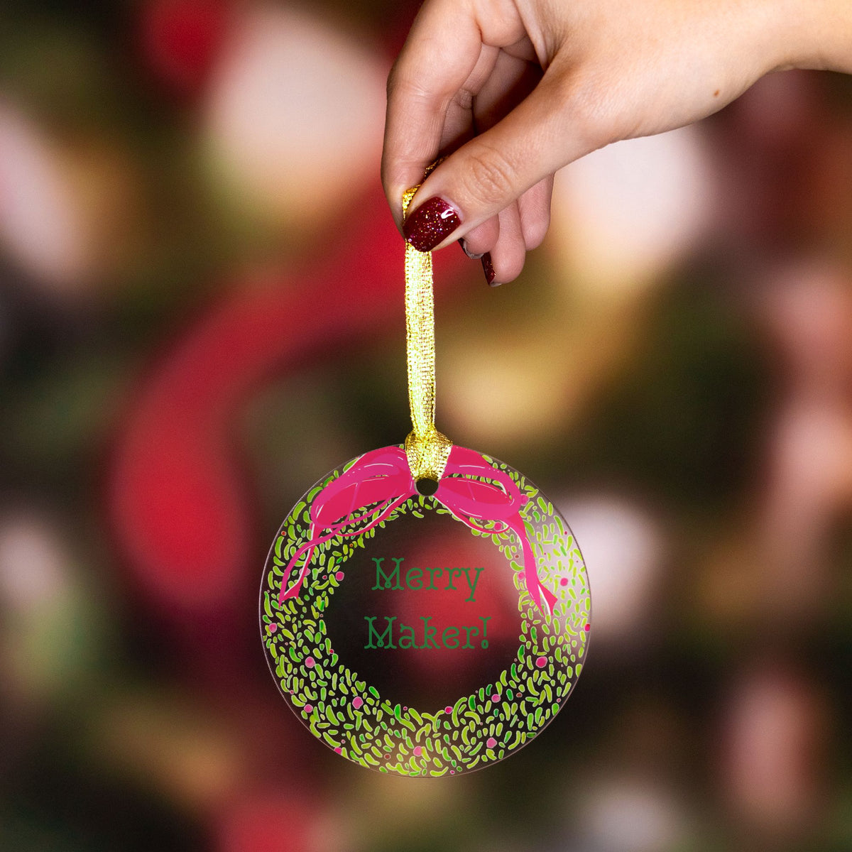Merry Maker  Ornament - Acrylic