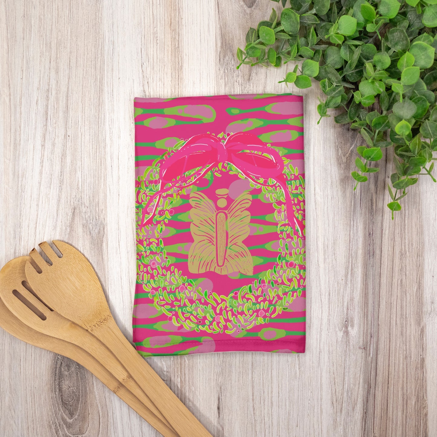 A Holiday  Bright Tea Towel-Hostess Towel
