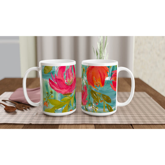 Mug Cheerful "Kristy" 15oz Ceramic