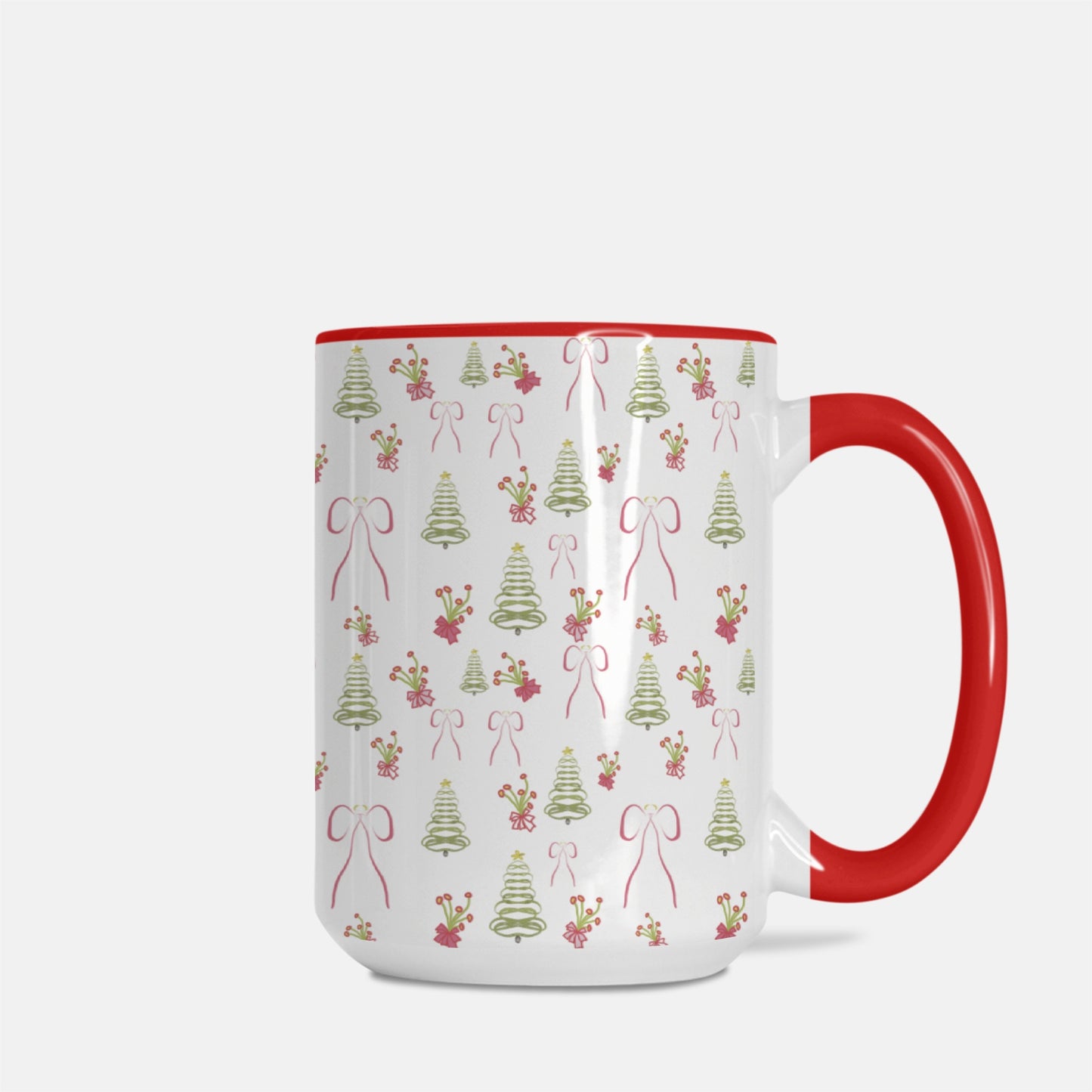 Holiday Whimsy Mug Red