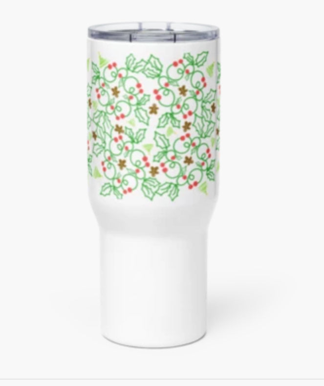 Ginger Holly Holiday Tumbler