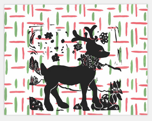 Oh Deer Xmas Card