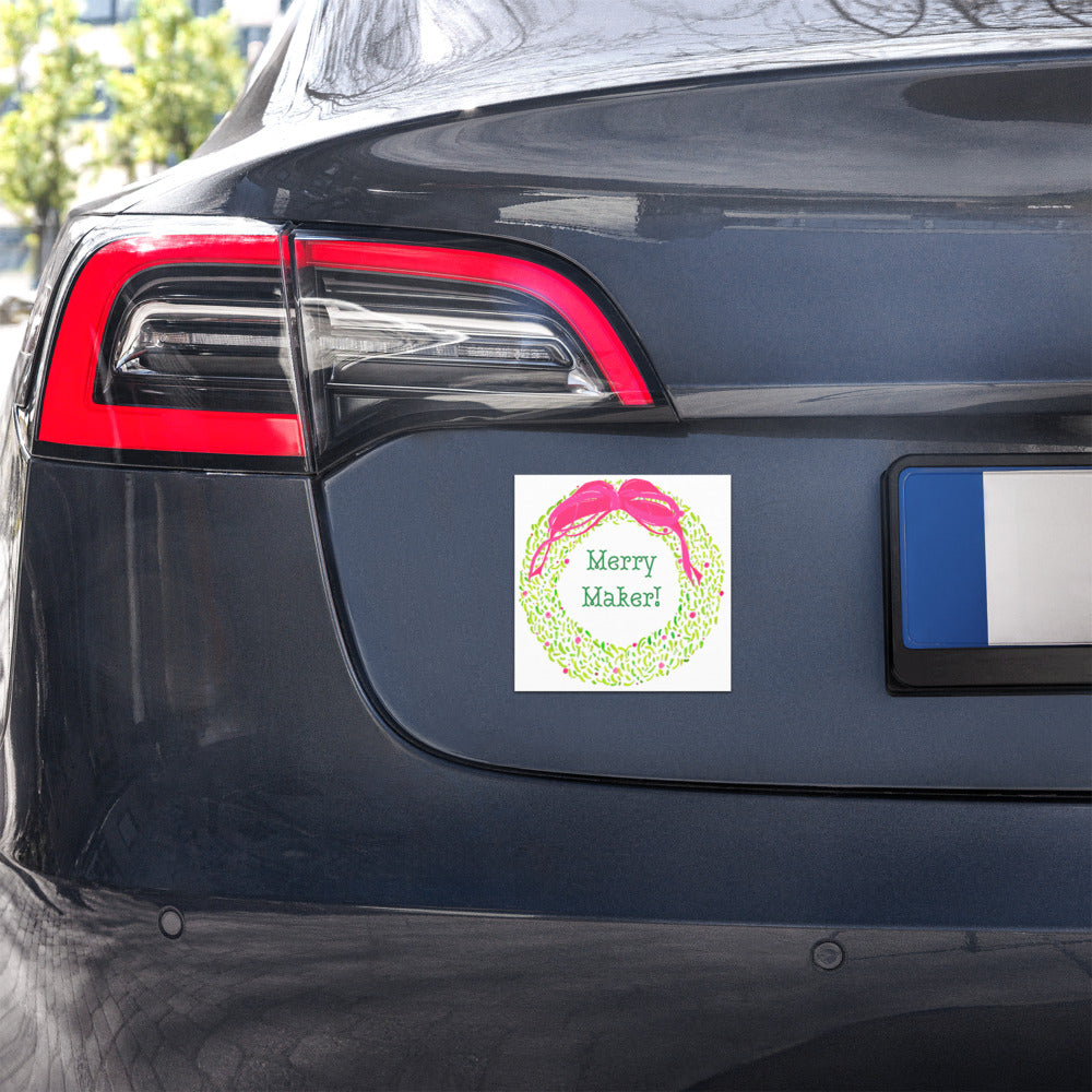 Merry Maker Car Magnet!