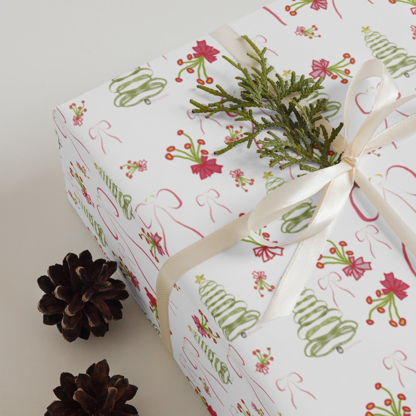 Vibrant Xmas Wrap sheets